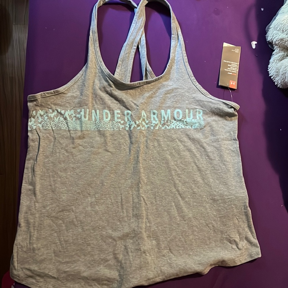 Grey Under Armor Tank Top